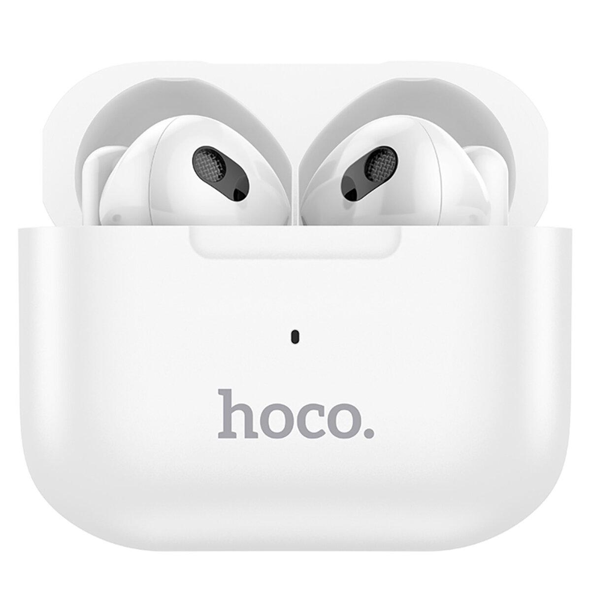 Навушники бездротові Hoco EW30 Intelligent true wireless BT5.3 300 mAh White (6931474782793) - фото 4 Навушники бездротові Hoco EW30 Intelligent true wireless BT5.3 300 mAh White (6931474782793) - фото 4