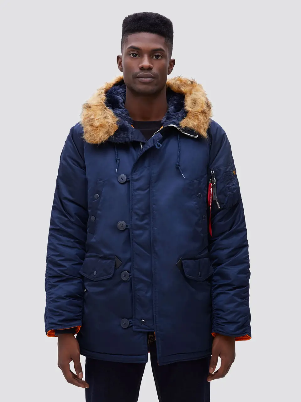 Куртка аляска Alpha Industries Slim Fit N-3B Parka M Replica Blue (MJN31210C1RBM) - фото 3