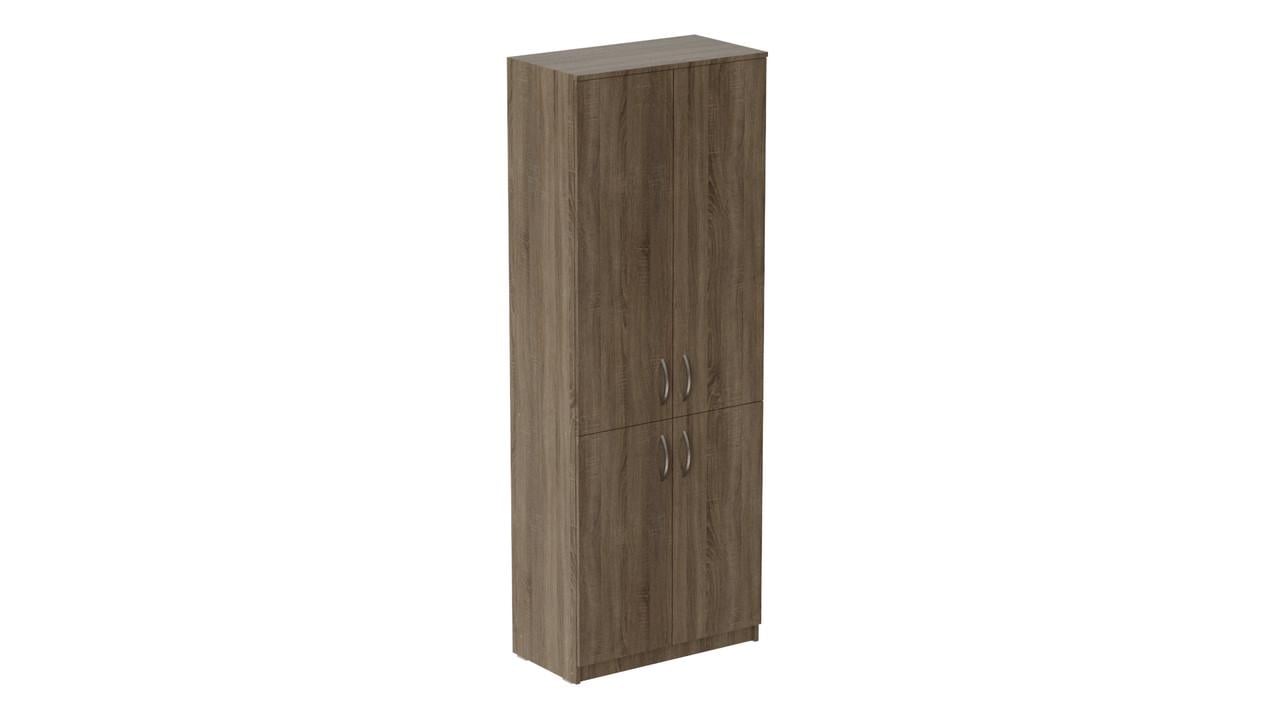 Шкаф Ferrum-decor Анжело на 5 полок с 4 дверями ДСП 16 мм 1900x700x380 мм Дуб Сонома Трюфель (FRD-105041)