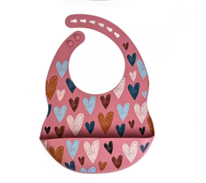 Слинявчик силіконовий з малюнком та кишенею 29х21 см (AN012726)