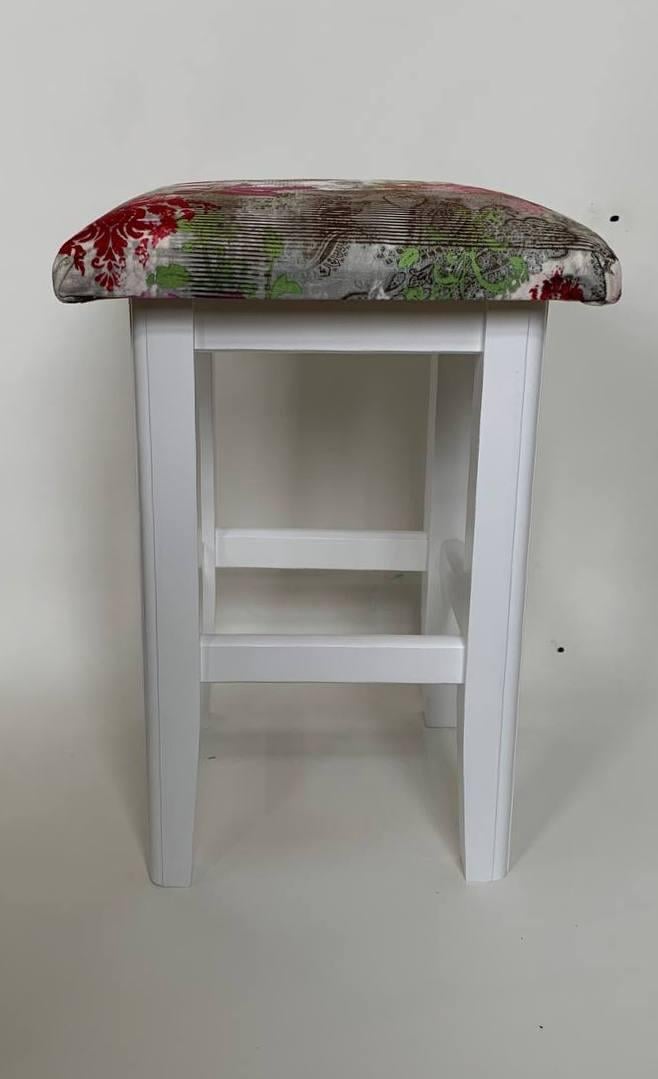 Табуретка кухонна дерев’яна Скіф ТК-14 Білий/Принт - фото 2 Табуретка кухонна дерев’яна Скіф ТК-14 Білий/Принт - фото 2
