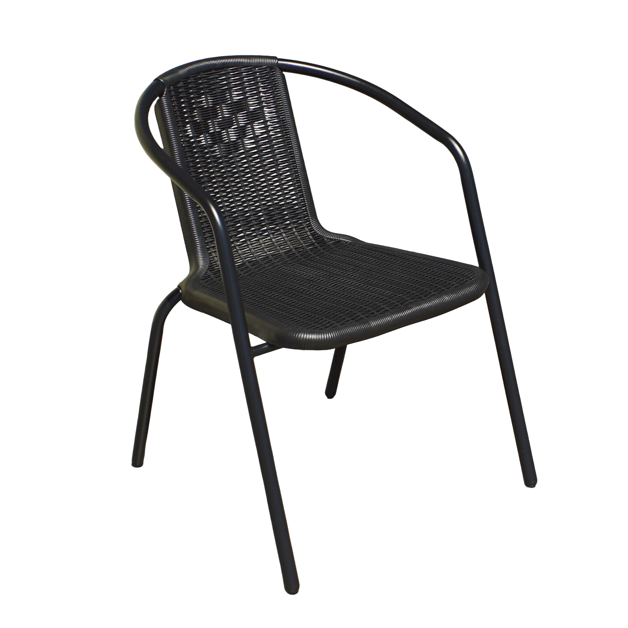 Кресло садовое Grato из искусственного ротанга Черный (40011)
