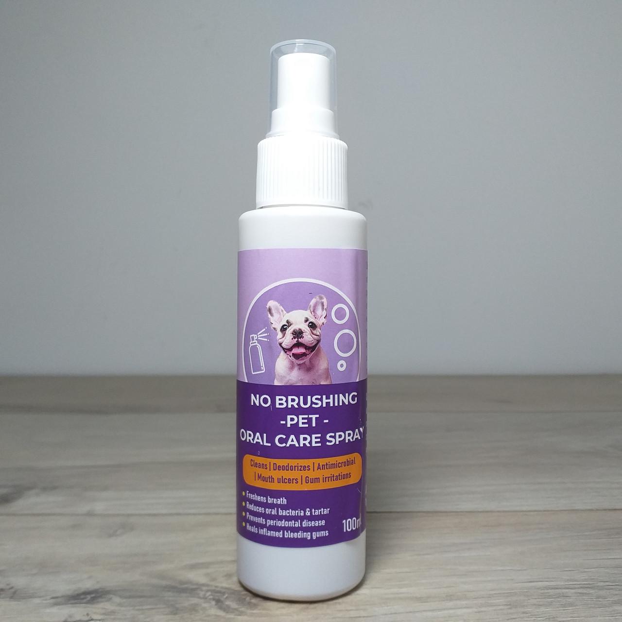 Освежитель дыхания для собак и кошек No Brushing Pet Oral care 100 мл (X-1494)