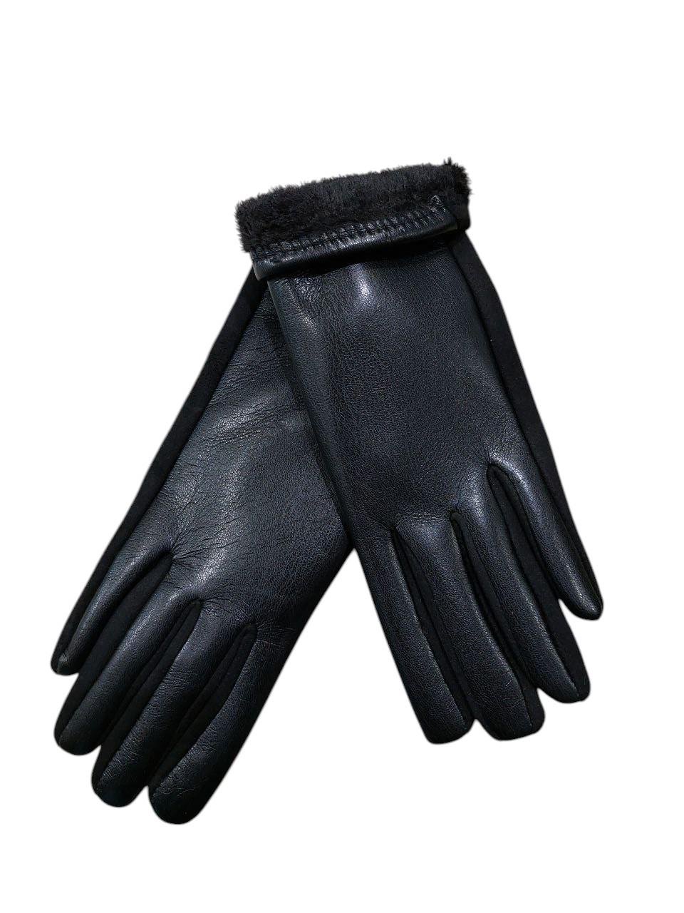 Перчатки сенсорные женские One size Черный (220430) - фото 3 Перчатки сенсорные женские One size Черный (220430) - фото 3