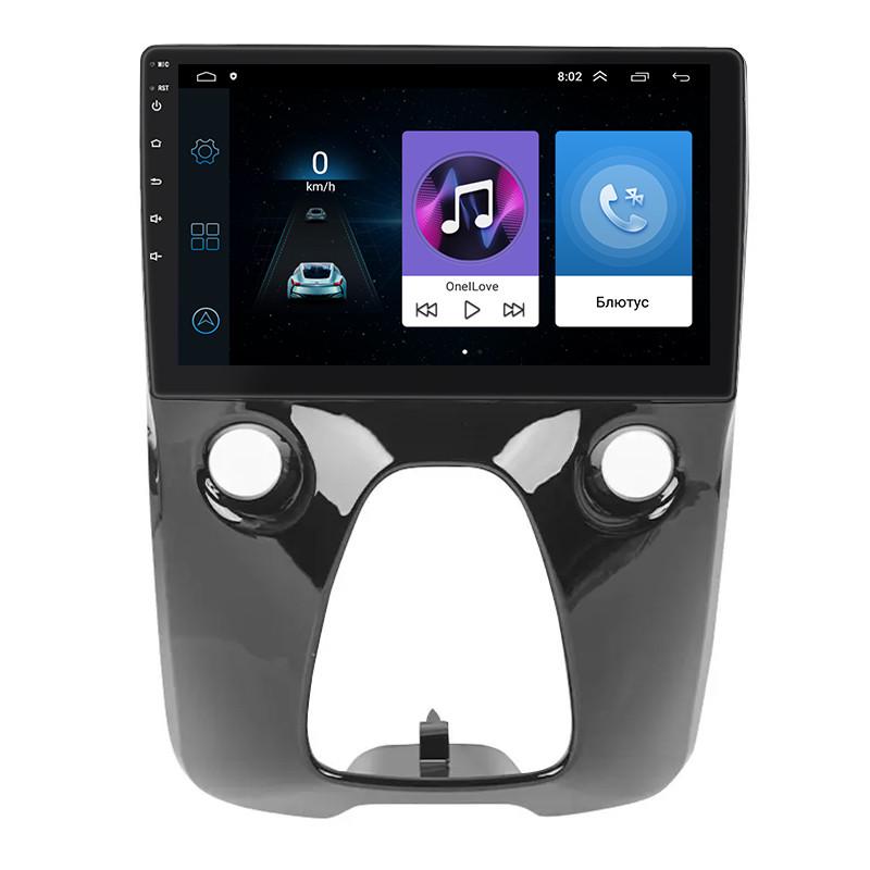 Магнитола штатная Lesko 10" для Toyota Aygo II 2014-2018 1/16 Gb Wi-Fi GPS Base