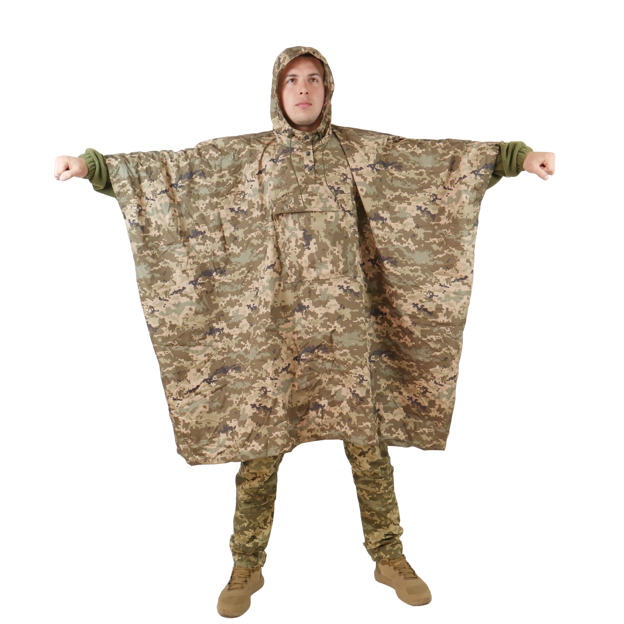 Пончо Kiborg Military Pixel (1138)