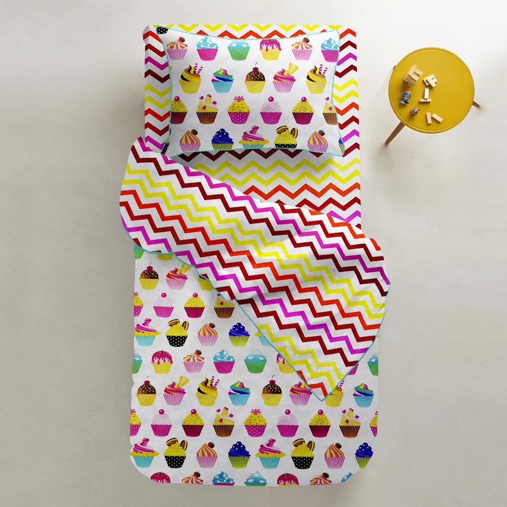 Простирадло полуторне Cosas Zigzag Red Yellow 155х240 см (4822057861771) - фото 5 Простирадло полуторне Cosas Zigzag Red Yellow 155х240 см (4822057861771) - фото 5