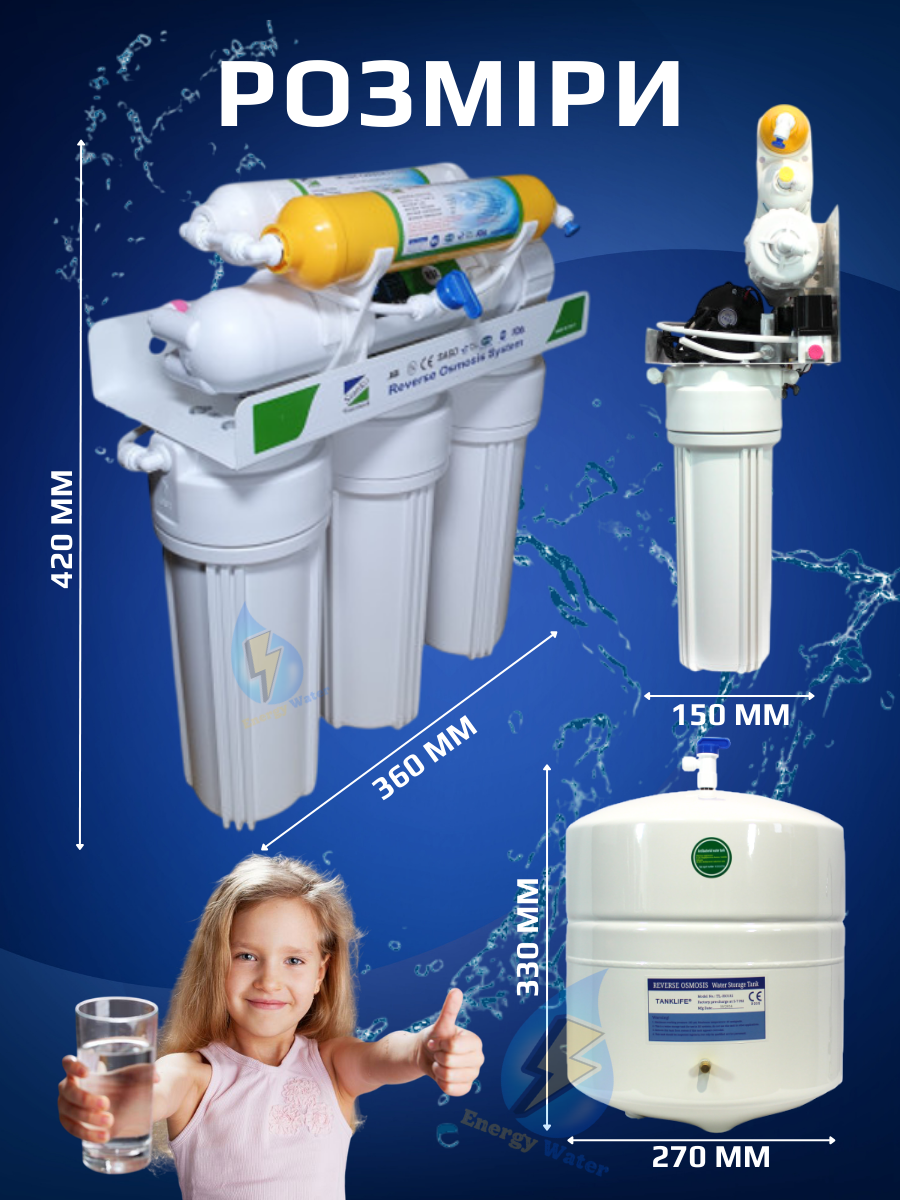 Фильтр для воды обратный осмос с минерализатором Stanko RO-6 - фото 6