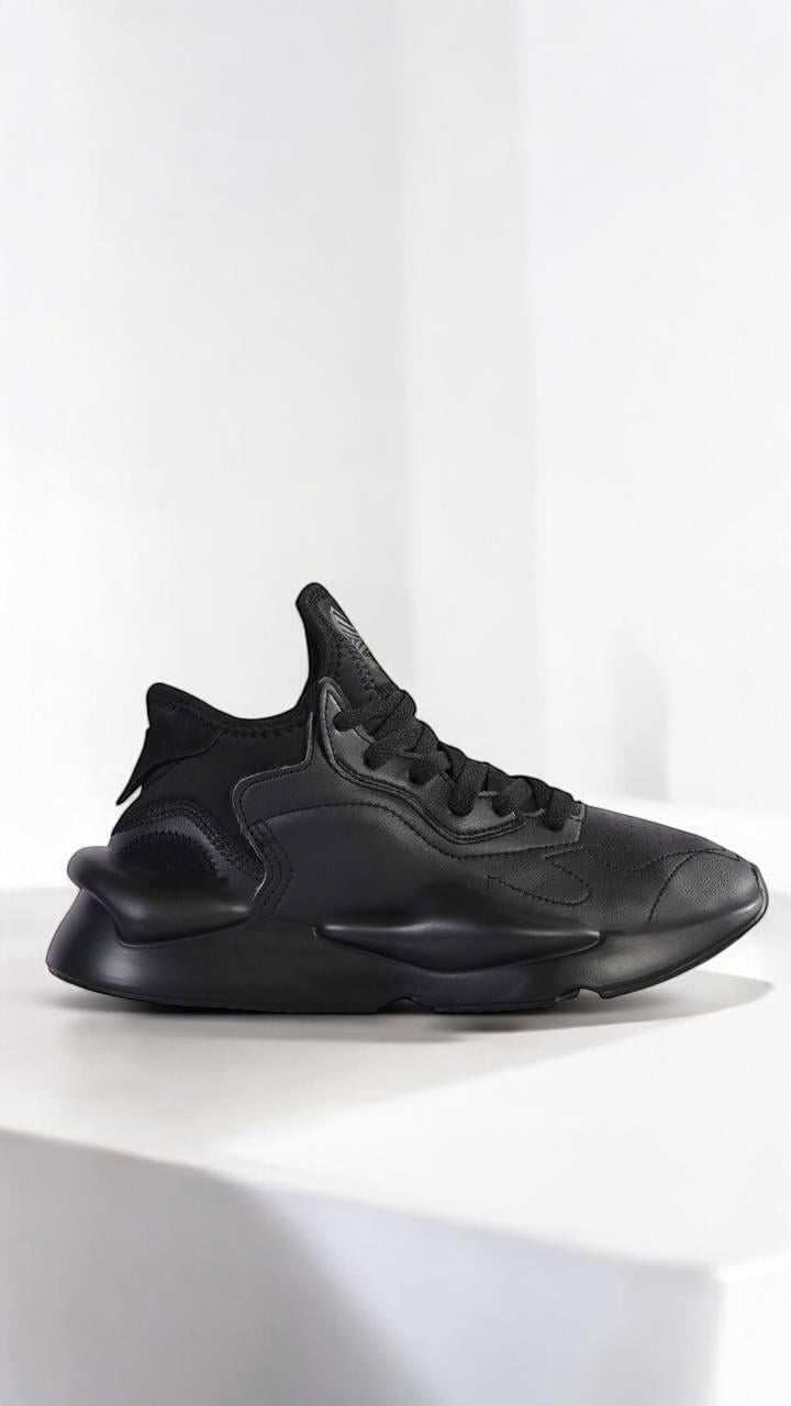 Кросівки із комбінованої шкіри і текстилю унісекс р. 37 Чорний (100377701-37)