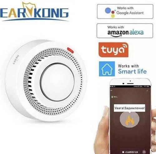 Розумний датчик диму з Wi-Fi та сигналізацією (000774) - фото 9 Розумний датчик диму з Wi-Fi та сигналізацією (000774) - фото 9