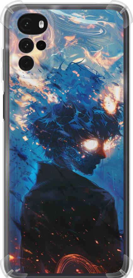 Чехол на Motorola G22 Сатору Годжо (6129sp-2681-42517) Чехол на Motorola G22 Сатору Годжо (6129sp-2681-42517)