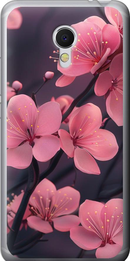 Чохол на Meizu MX6 Пурпурова сакура (6075t-259-42517)