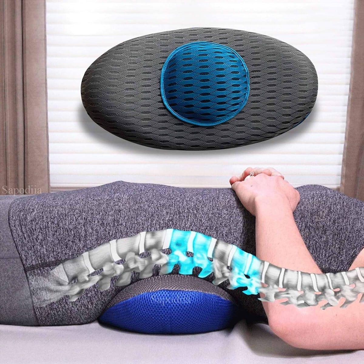 Подушка ортопедическая под спину Back Support Pillow Comfy Curve - фото 2