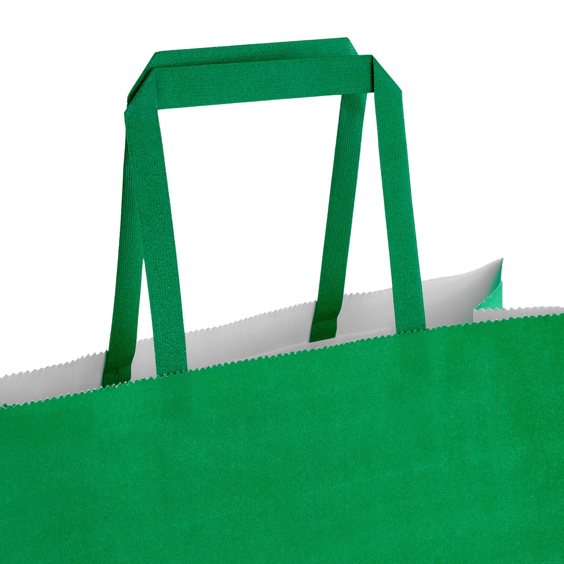 Пакет бумажный с плоскими ручками PAPERPRO 370х305х150 мм 90 г/м2 Зеленый (137030511503) - фото 2 Пакет бумажный с плоскими ручками PAPERPRO 370х305х150 мм 90 г/м2 Зеленый (137030511503) - фото 2