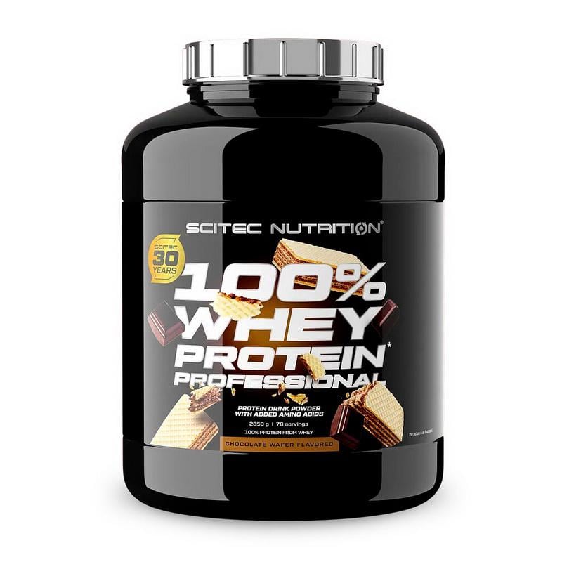 Протеин сывороточный Scitec Nutrition 100% Whey Protein Professional 2,3 кг Шоколадная вафля