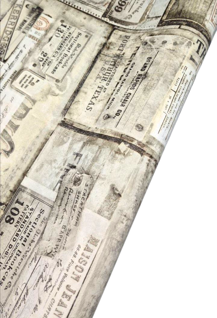 Шпалери вінілові Слов'янські шпалери 330-04 ретро-колаж для дитячої кімнати/спальні/спальні 10,05x1,06 м (2540724371) - фото 2