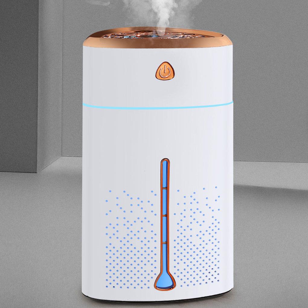 Увлажнитель ультразвуковой воздуха для детей с подсветкой Heavy Fog Humidifier Белый с бронзовым (1010107-Other-2) - фото 5