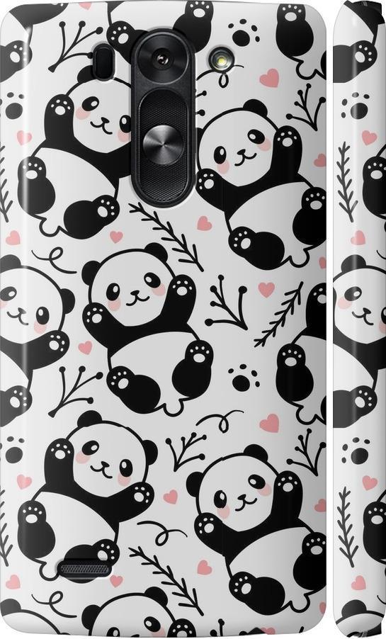 Чехол на LG G3s D724 Панды (4318m-93-42517)