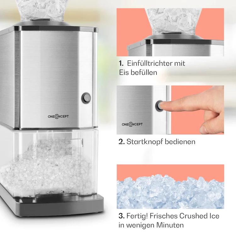 Измельчитель для льда KLARSTEIN Ice Crusher Серый (10028440) - фото 2