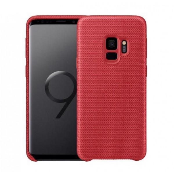 Фирменный противоударный чехол для Samsung Galaxy S9 Hyperknit Cover Red - фото 2