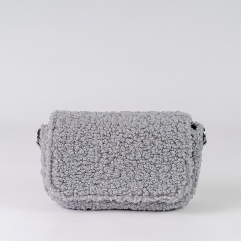 Сумка женская кросс-боди меховая XENIA № 36-23 искусственный мех и из эко-кожи Серый/Белый - фото 1 Сумка женская кросс-боди меховая XENIA № 36-23 искусственный мех и из эко-кожи Серый/Белый - фото 1