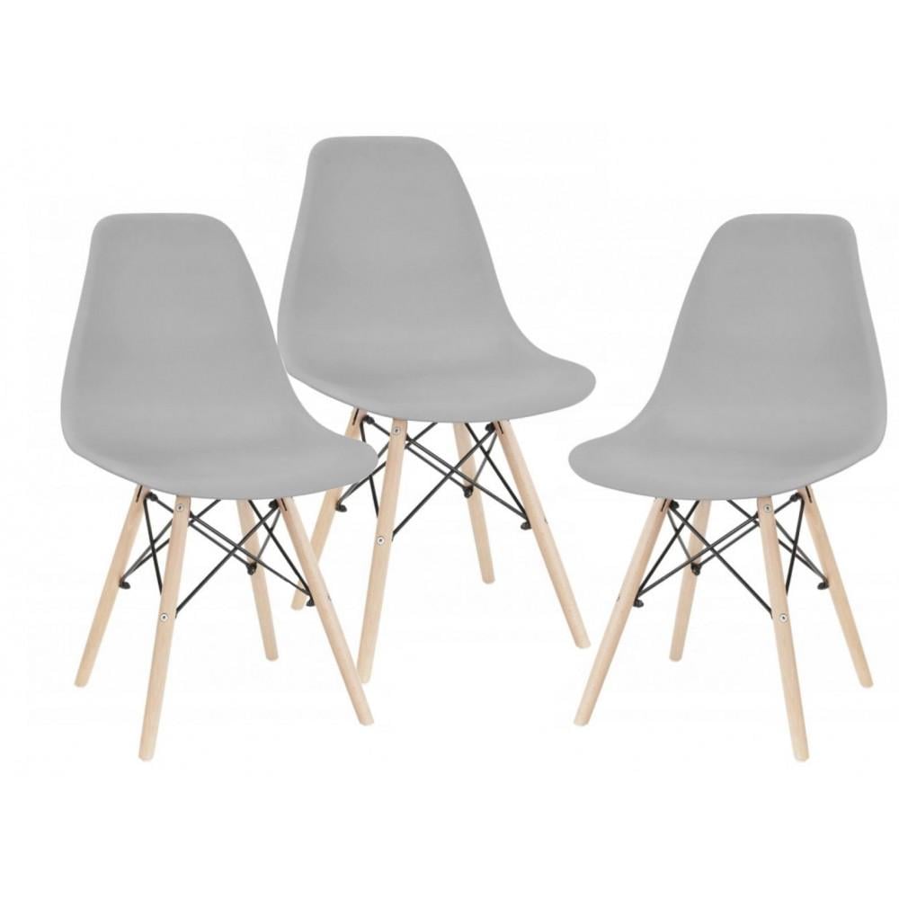 Кресло Bonro В-173 FULL KD 9U 3 шт. Серый