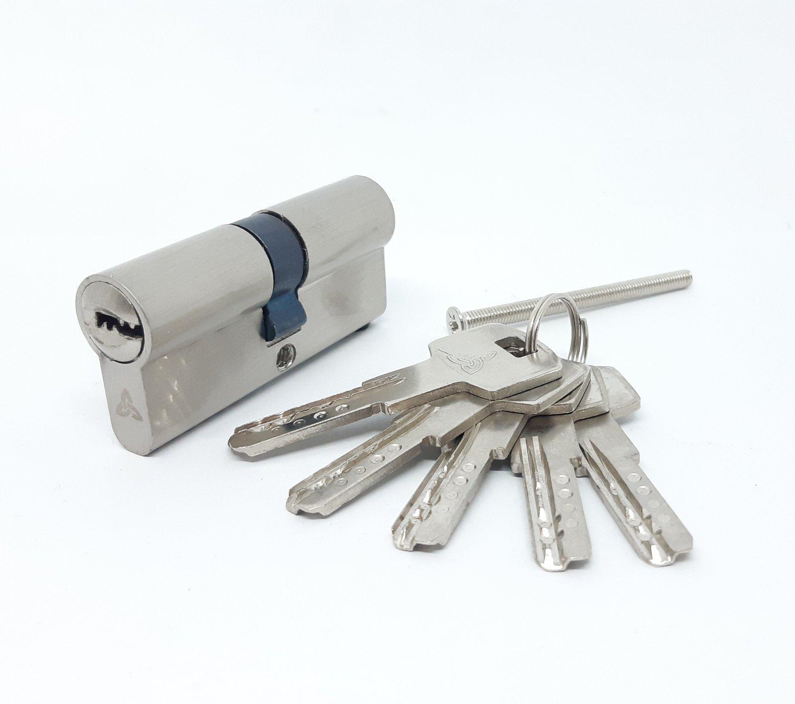 Сердцевина Kedr Zink M60 ZN 30х30 ключ/ключ Никель E60SN (8545911)