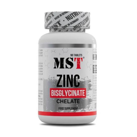 Цинк бисглицинат MST Zinc Bisglycinate Chelate 25 mg 90 табл.