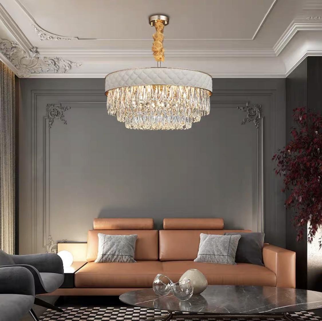 Люстра Crystal All Modern 054040/800 Gold/White