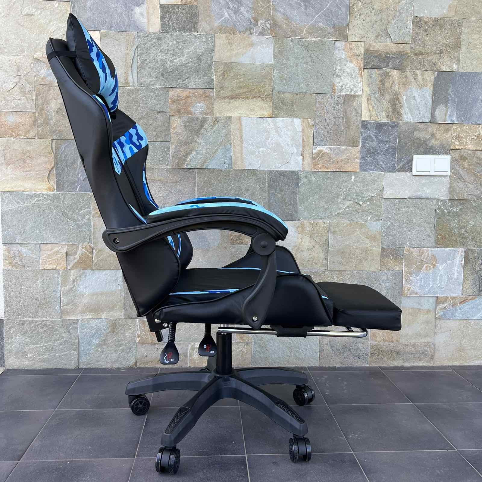 Крісло геймерське Prestige 730 moro Чорно-синій - фото 5 Крісло геймерське Prestige 730 moro Чорно-синій - фото 5