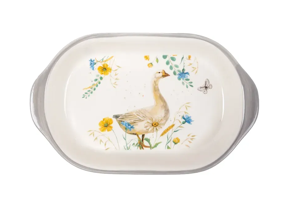 Блюдо фарфоровое для запекания Farm Collection 29 см Блюдо фарфоровое для запекания Farm Collection 29 см