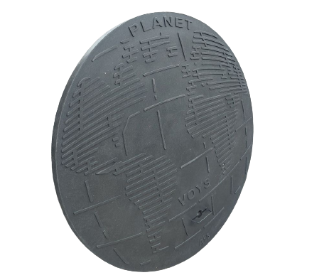 Кришка бетонного кільця PLANET з ручкою d 1060 мм (voys69p) - фото 4