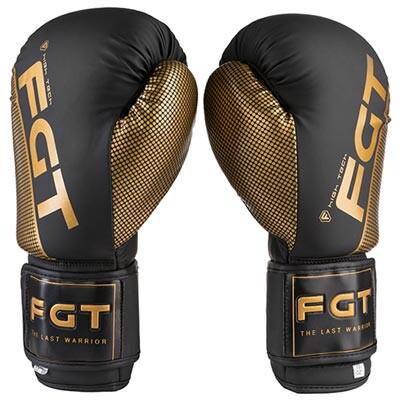 Боксерские перчатки FGT 2560 Flex 12oz Черный/Золотой