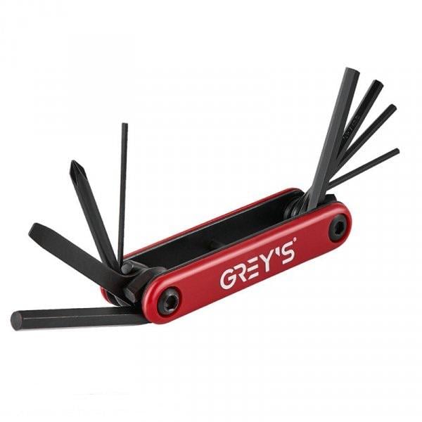 Мультитул GREY'S плоская отвертка/Phillips 2/2,5/3/4/4/5/6 мм