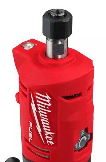 Шлифовальная машина аккумуляторная Milwaukee M12 FDGS-0 цанговая прямая (4933471435) - фото 5