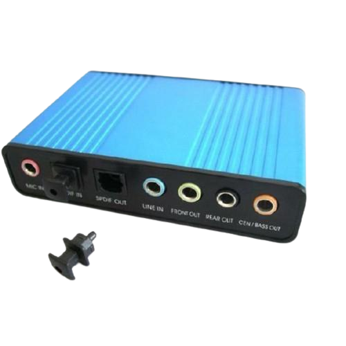 Звуковая карта внешняя USB 5.1 S/PDIF аппаратная (CM6206)