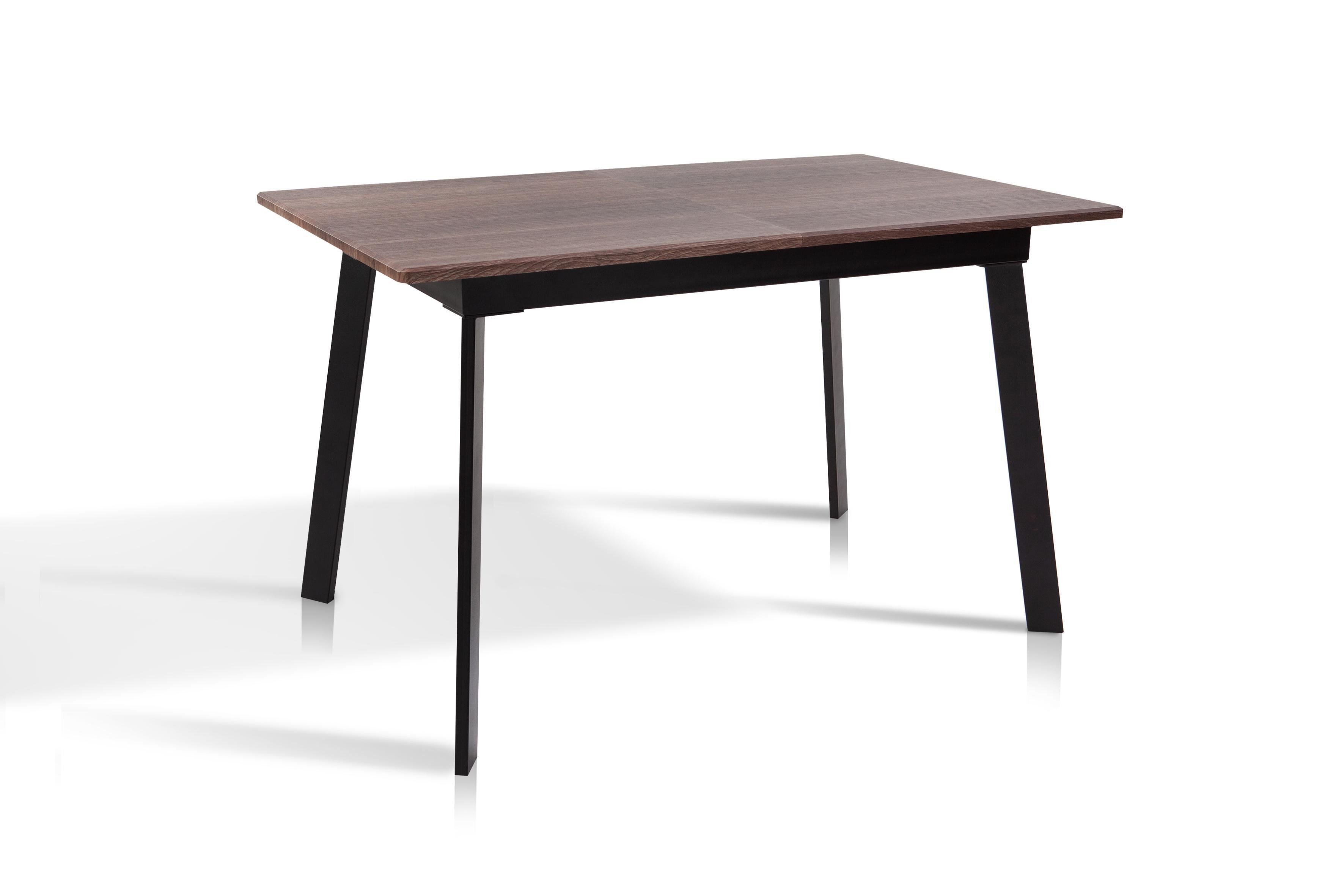 Обеденный стол Фиджи Этна 1200/1600х750х760 мм Черный/Дуб ТК (GAА0050414) - фото 1 Обеденный стол Фиджи Этна 1200/1600х750х760 мм Черный/Дуб ТК (GAА0050414) - фото 1