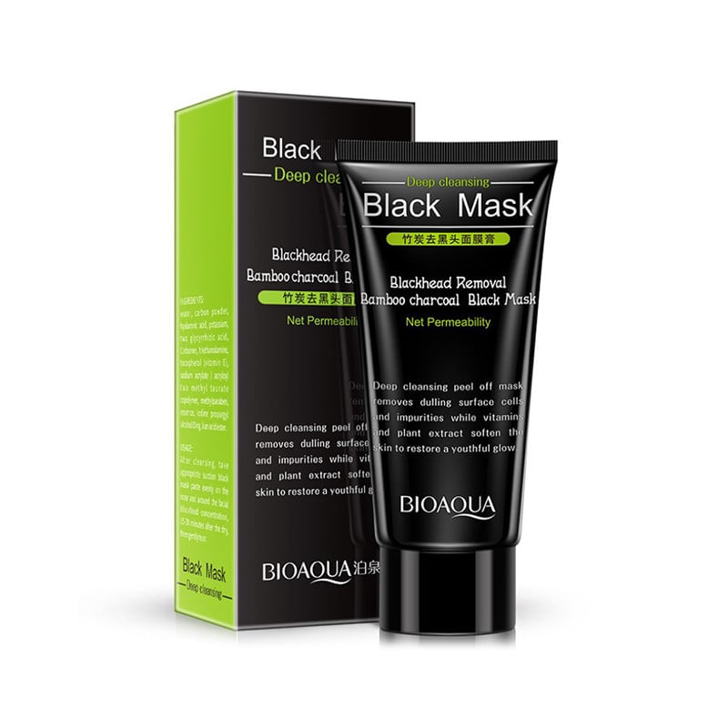 Черная маска BIOAQUA с бамбуковым углем (1238364048)