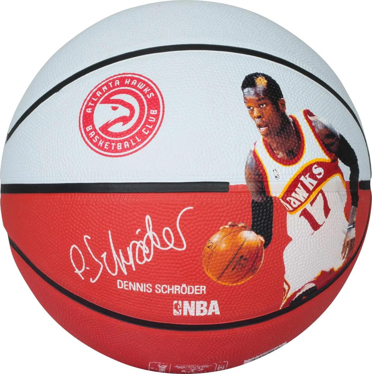 Мяч баскетбольный Spalding NBA Player Dennis Schroeder Size-7 NBA_DS_7 - фото 1