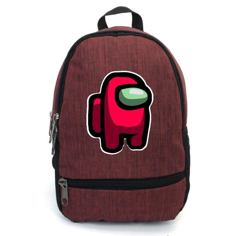 Школьный рюкзак подростковый Cappuccino Toys AMNG-008 с принтом Among Us 12,5 л Красный (1367213640)