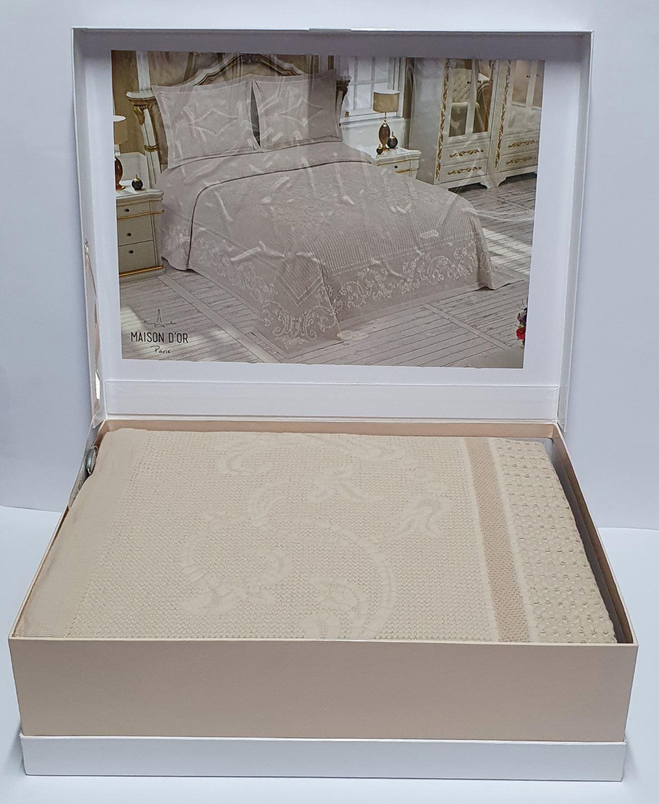 Покрывало пике Maison D'or La Vergne 260x260 Beige (07MD13260260N05)