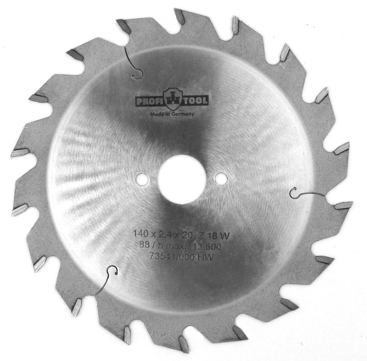 Диск пиляльний PROFITOOL Z 18 W 140х2,4х1,4х20 мм (2114002)