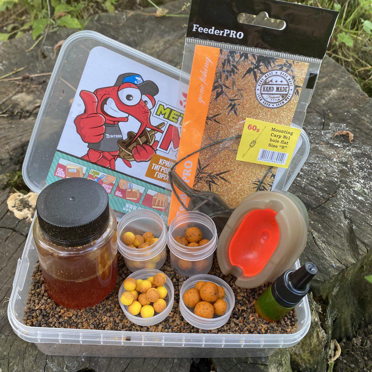 Комплект підкормки INTERKRILL Method/Stick MIX Кріль-тигровий горіх 7в1 (402) - фото 2 Комплект підкормки INTERKRILL Method/Stick MIX Кріль-тигровий горіх 7в1 (402) - фото 2