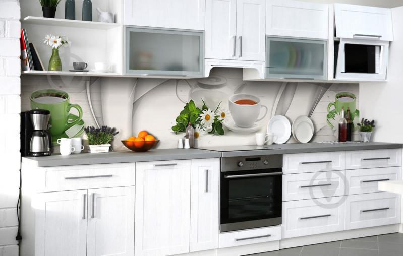 Скинали на кухню Zatarga «Целебный чай» 650х2500 мм виниловая 3Д наклейка кухонный фартук самоклеящаяся Скинали на кухню Zatarga «Целебный чай» 650х2500 мм виниловая 3Д наклейка кухонный фартук самоклеящаяся