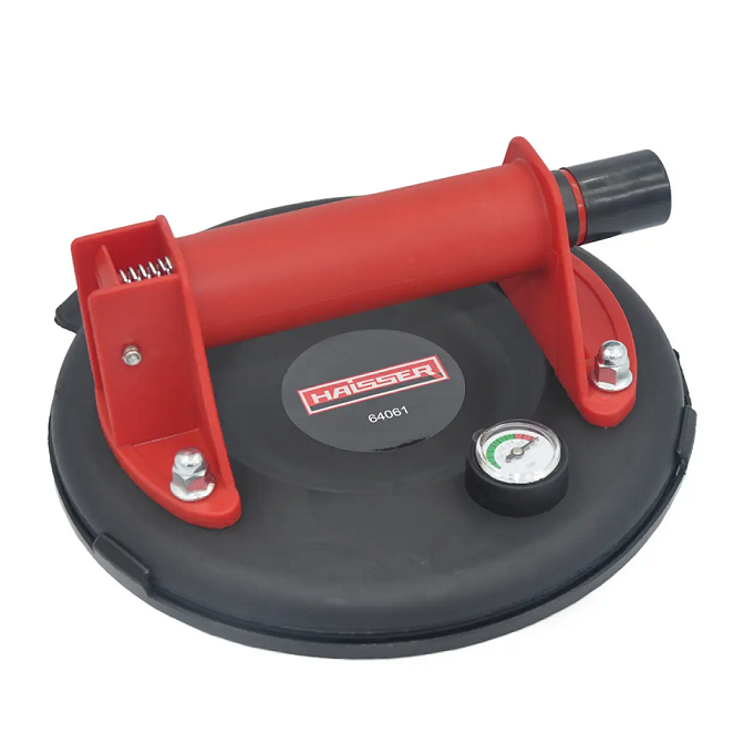 Присоска вакуумная для плитки Haisser с манометром 200 мм 110 кг (64061)