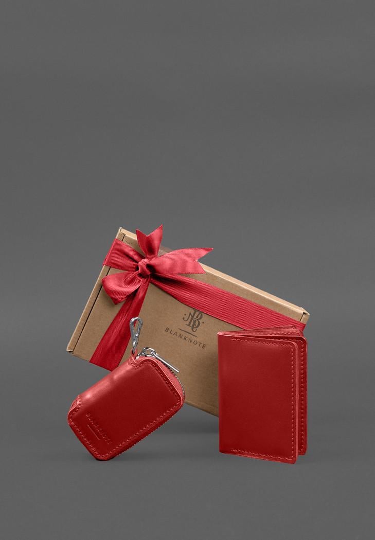 Набор кожаных аксессуаров AUTO 2.0 Красный (A-028637)