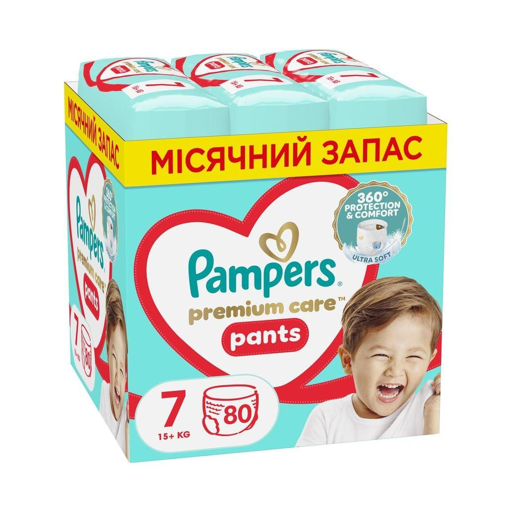 Підгузки-трусики дитячі Pampers Premium Care Pants р. 7 15+ кг 80 шт. (PD262554)