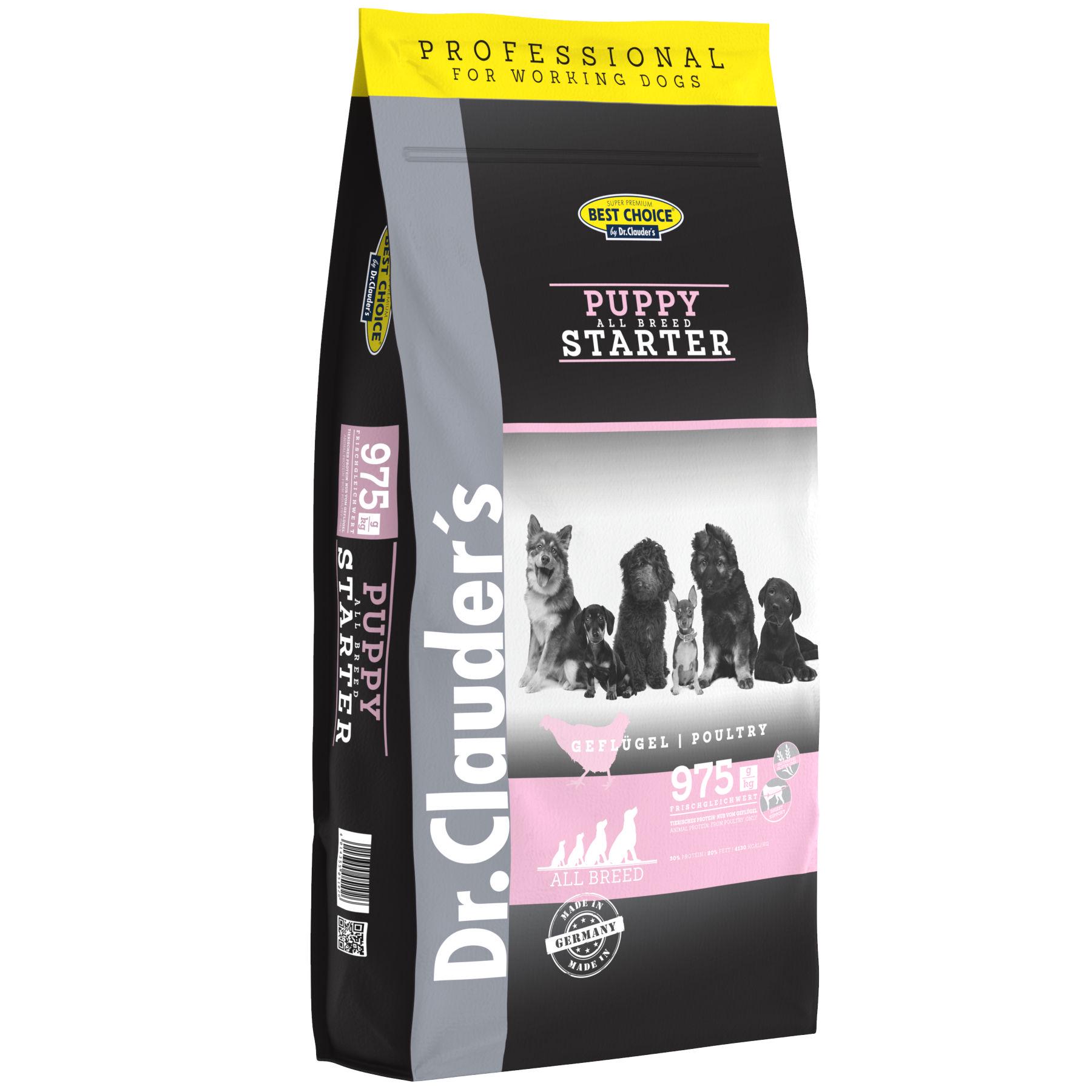Корм сухой для щенков Dr.Clauder's Best Choice Puppy Starter 20 кг (12665005)