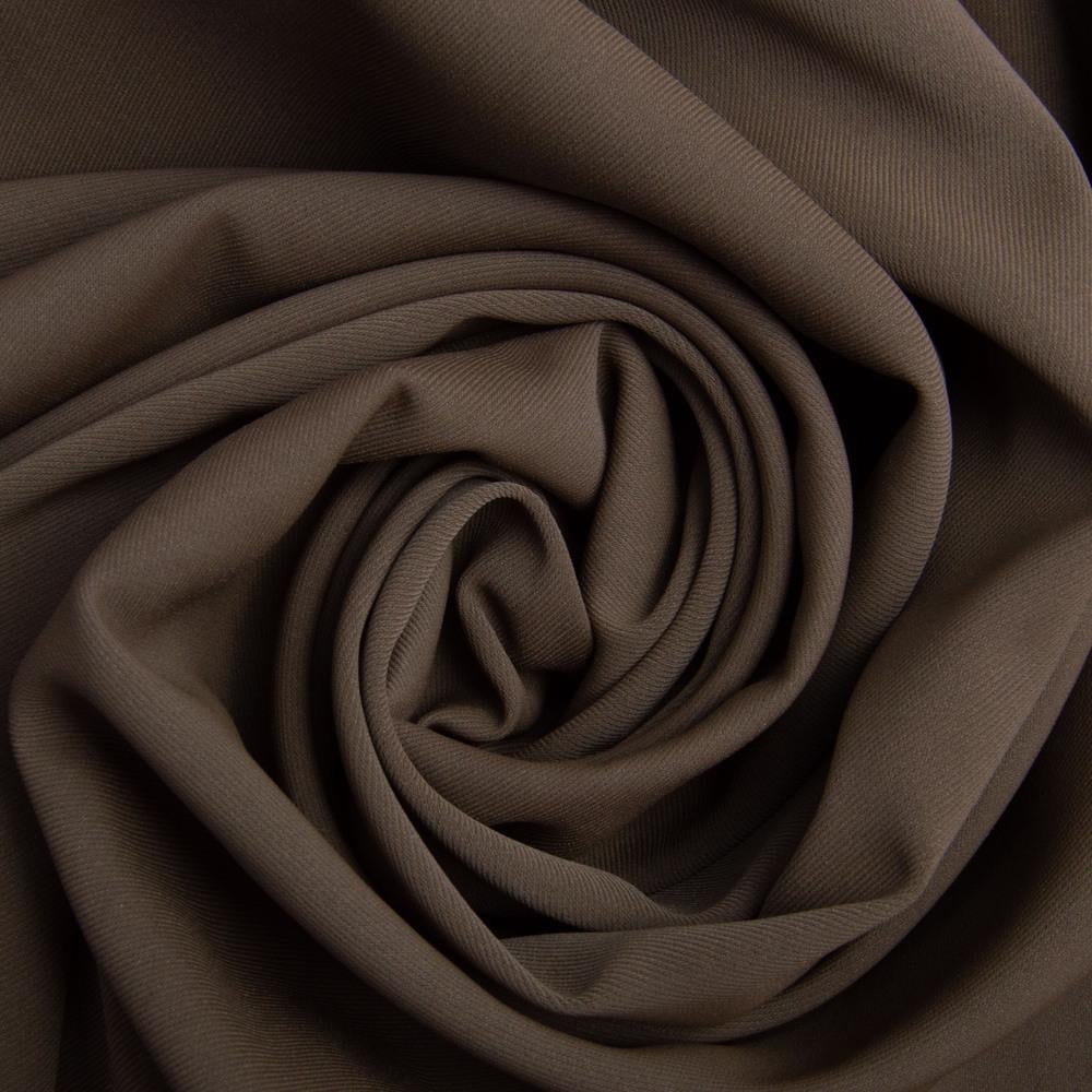 Ткань костюмная однотонная для одежды/платья/костюмов/юбок 150 см 282 гр/м2 Коричневый (1463)