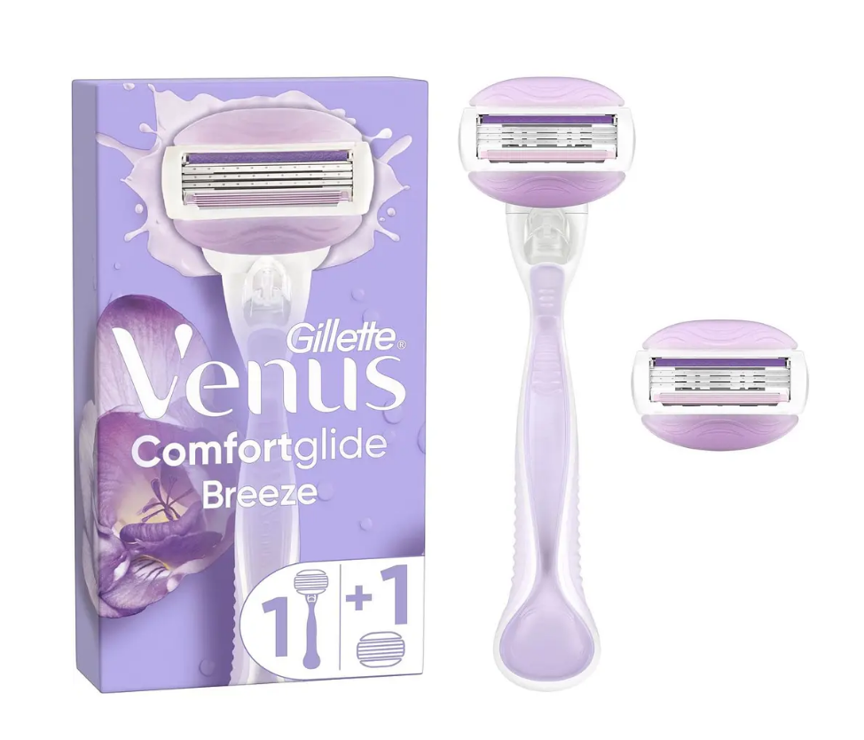 Бритва для гоління Venus Breeze з гелевою стрічкою з 2 касетами (7702018334919)